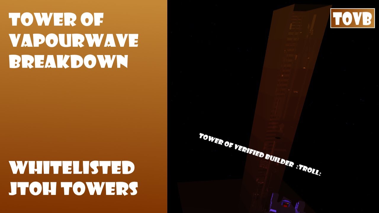 Tower of Vaporwave Breakdown || Whitelisted Towers || JToH - YouTube