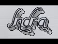 3d Drawing Calligraphy Name For Beginners How To Draw Art On Paper Step By Step 25
