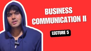 Business Communication II for BBA 2nd Semester | CCS University 