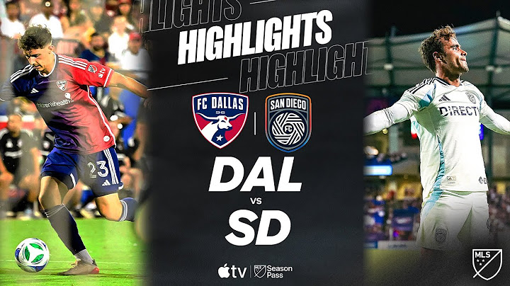 FC Dallas vs. San Diego FC | Full Match Highlights | Stoppage Time Winner!