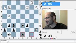 5 minute chess #492: Dristigheten vs IM Greg Shahade