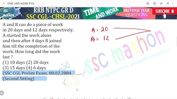 A and B can do a piece of work in 20 days and 12 days respectively.A started the work alone