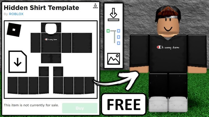 free roblox T-Shirt - TeeHex