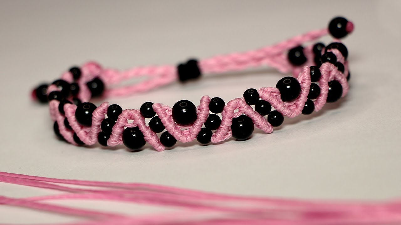 БРАСЛЕТ МАКРАМЕ. MACRAME BRACELET.