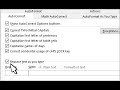 Auto Correct In MsWord