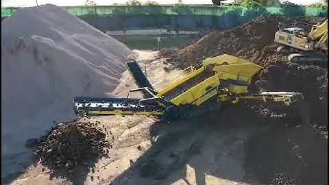 SCALPER - Keestrack K6 screening difficult wet and sticky material.