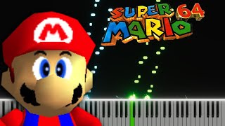 Endless Stairs - Super Mario 64 (Piano Tutorial) [Free Midi]