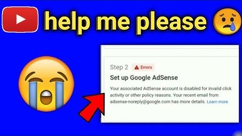 My YouTube 💰monetization AdSense disabled 😭 please help 🙏