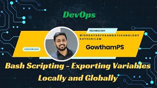 Day 26 - Bash Scripting | Exporting Variables Profile