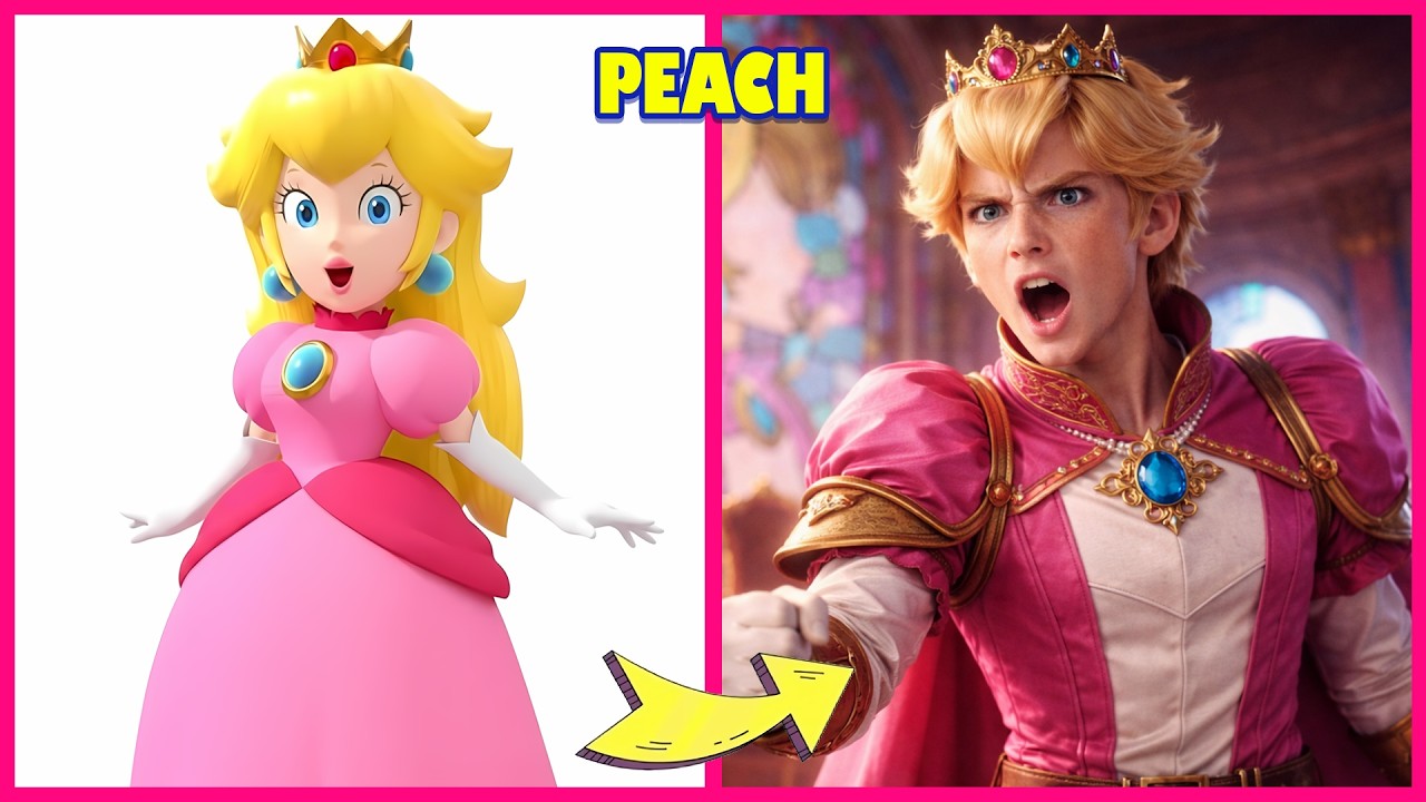 🍄Персонажи фильма «Супер Марио Галактика» 2026 года с заменой пола + Викторина «Угадай голос» ~ М...