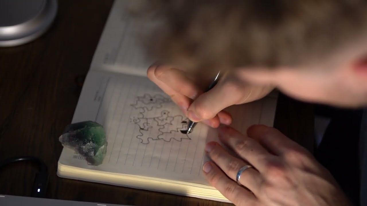 abstract doodling | ASMR | drawing sounds