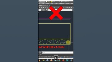 Quick Drawers Elevation in autocad #autocad #architecture #autocadtips #shorts