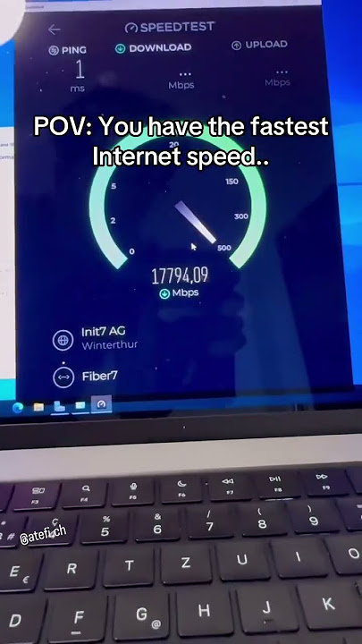 FASTEST INTERNET SPEED ON PLANET #pcgaming #pcgamingsetup