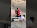 متزلج الرمال والضربة الوردية