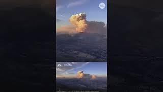 Timelapse of fast-moving Hawk Fire shows billowing smoke