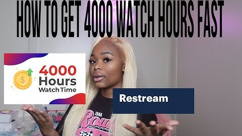 The Fastest Way to Get 4000 Watch Hours on YouTube (Monetize Fast!)