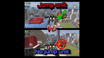 War robots - ao Jun jump unit Vs no jump unit.