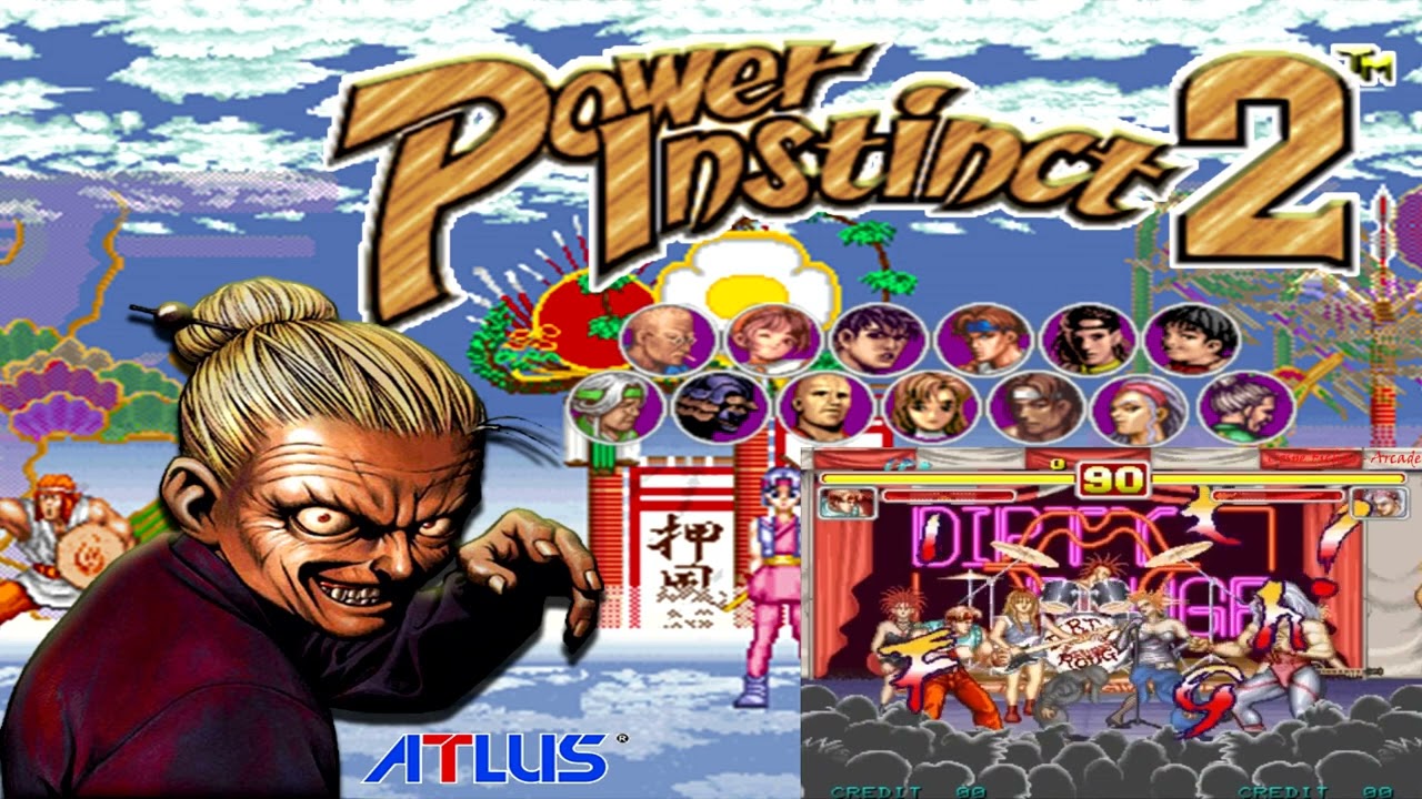 Power Instinct 2 Gouketsuji Ichizoku 2 - Marcha Mijicon (tela inicial)