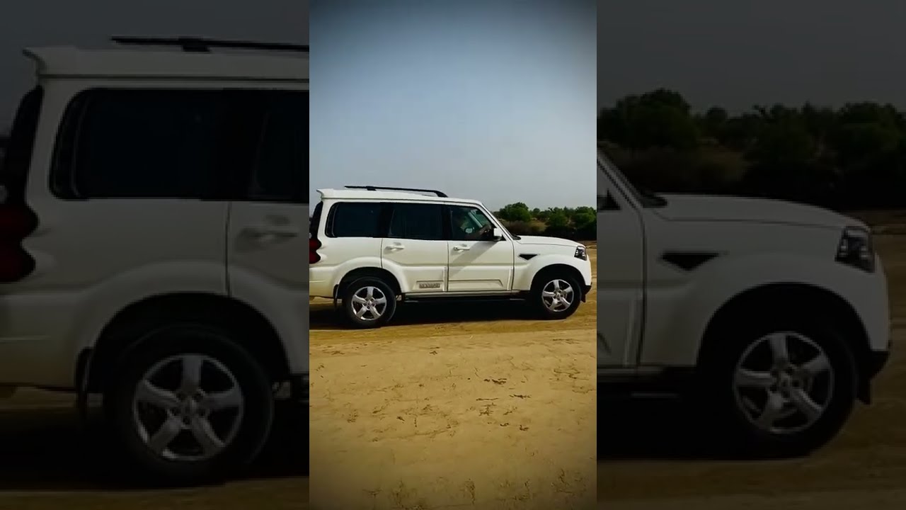 Mahindra SCORPIO s11 Pearl White 😍