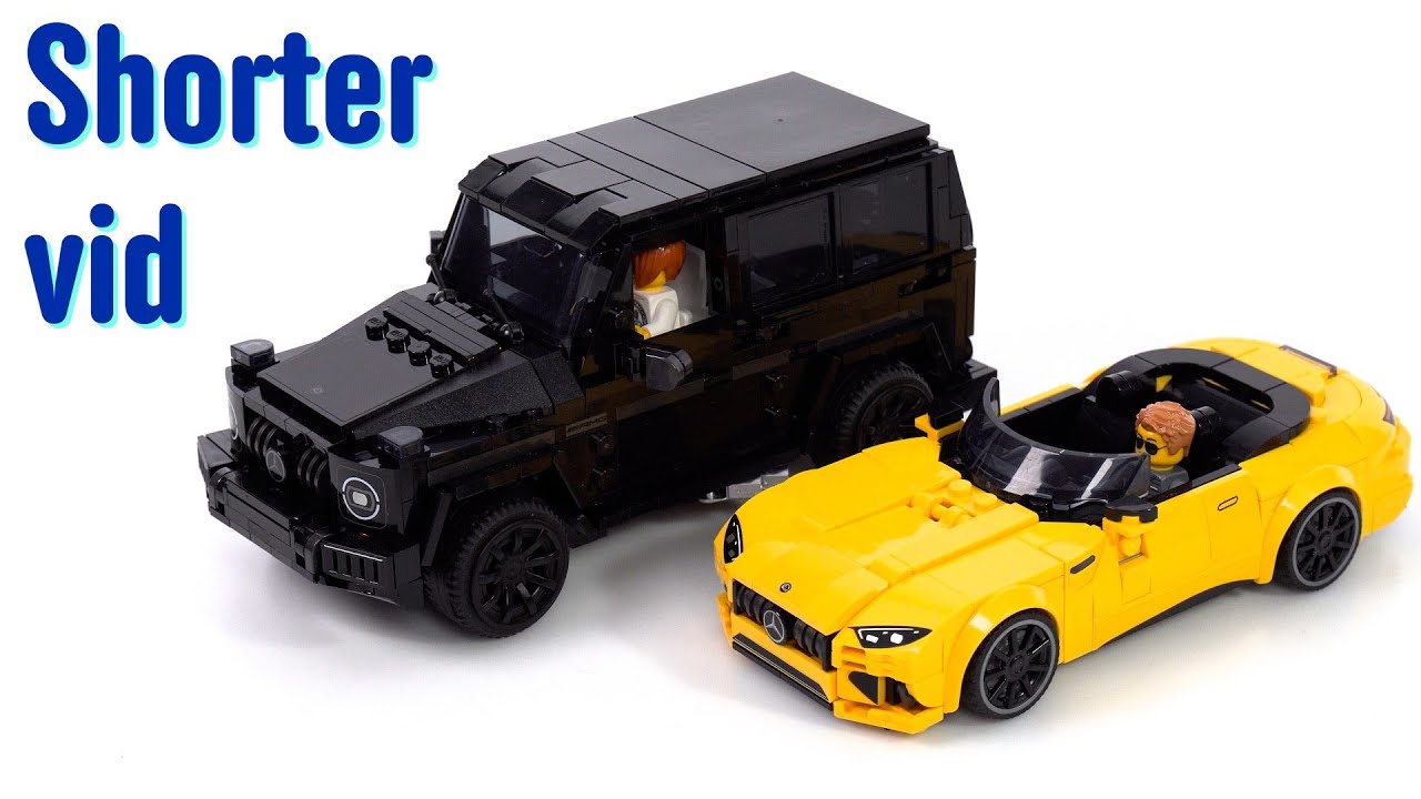 Shorter review: LEGO Speed Champions Mercedes-AMG G63 & SL63 set