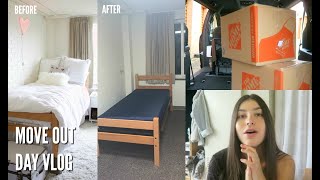 MOVING DAY! MOVING OUT OF MY DORM