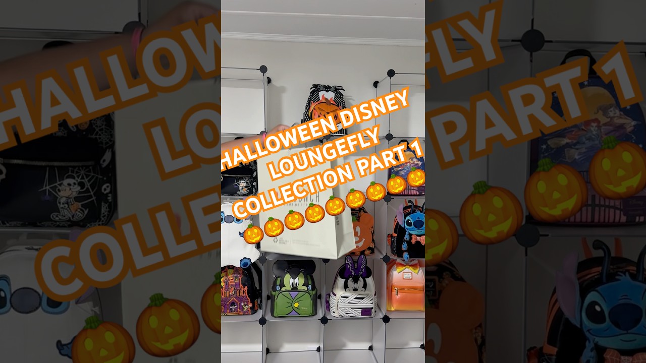 MY HALLOWEEN DISNEY LOUNGEFLY COLLECTION PART 1 