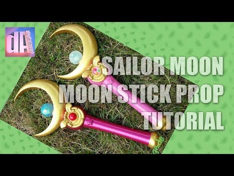 Sailor Moon - Make your own Moon Stick prop replica Tutorial