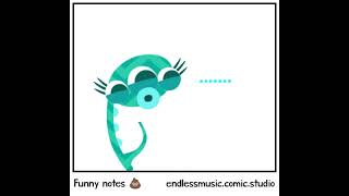 Endless music funny notes
