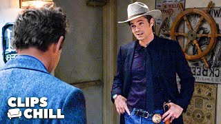 A Fake Cop Gets Shot by Raylan | Justified (Walton Goggins)