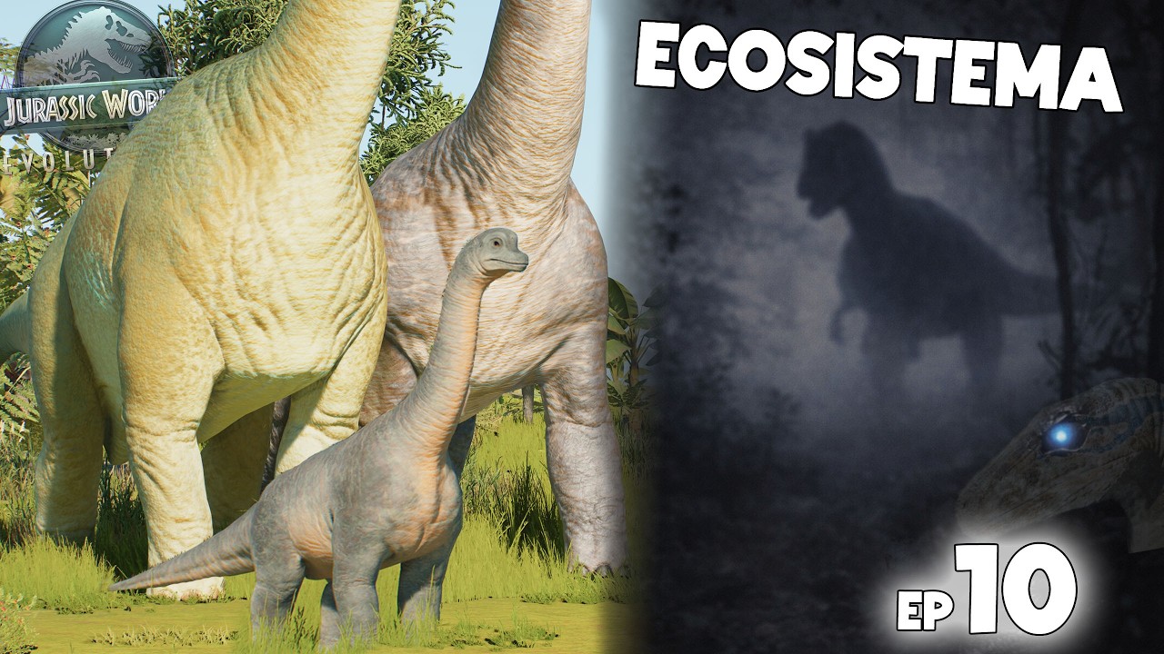 VALLE ENCANTADO! SIMULÉ un ECOSISTEMA donde los DINOSAURIOS CAZAN y CRÍAN LIBRES JW Evolution 3 Ep10