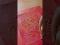 🥰 Easy calligraphy hack for beginners using glitter pen on canvas ✨ #arts#shorts#arabic