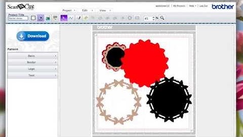 ScanNCut Canvas Borders to Circles