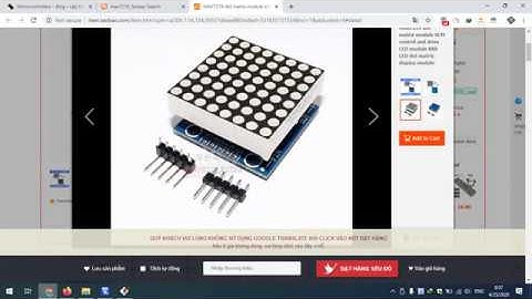 STM32F103C8T6 - Giao tiếp MAX7219 điều khiển Led Matrix