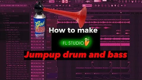 HOW TO MAKE jumpup drum and bass - FL studio tutorial