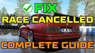 FIX Race Cancelled ALL Issues COMPLETE GUIDE | Assetto Corsa