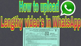 How to upload lengthy video's in WhatsApp | in kannada |360'movies screenshot 5