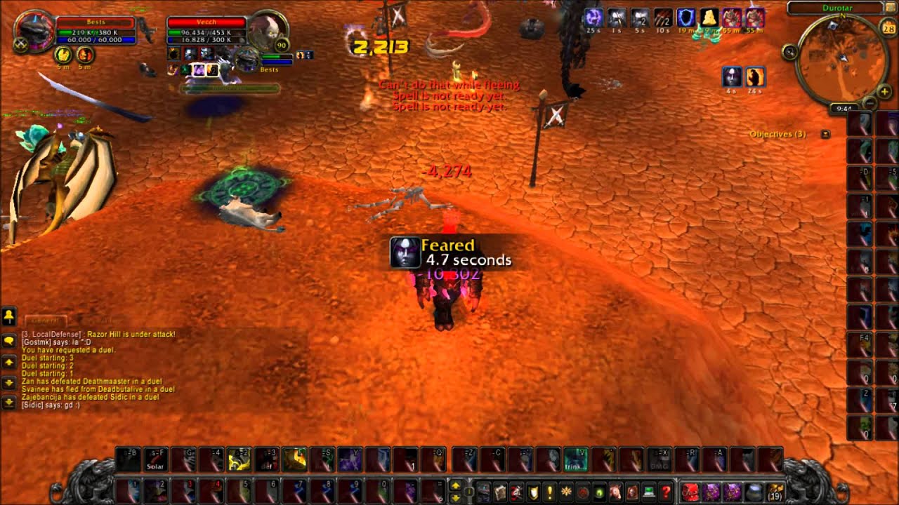 World Of Warcraft MOP 5.1, Enhancement Shaman Duels YouTube