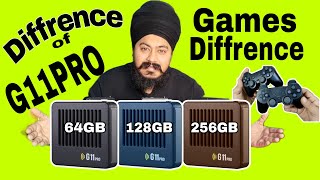 Gamebox G11 Pro 64, 128, 256 GB Difference and Games variety (Full Detail) screenshot 3