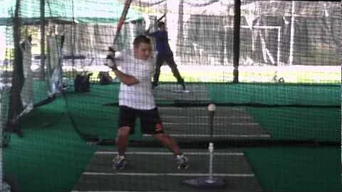 Jon Halverson hitting