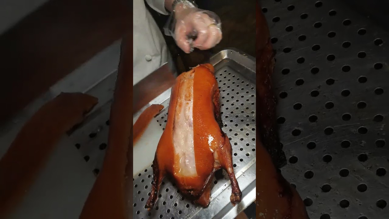 Delicious roast duck 