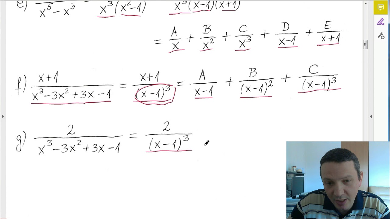 Integriranje racionalnih funkcija