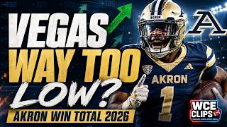 Akron Win Total 2026: Is Vegas WAY Too Low