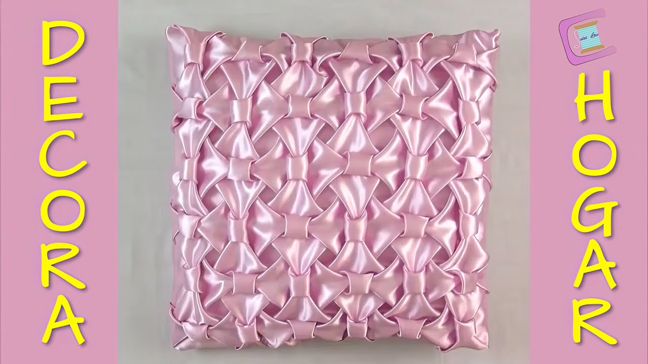 💗Cojín Drapeado Ensueño💗Smocking Cushion-Cushion Cover-Textile Manipulation-Almofada Capitone