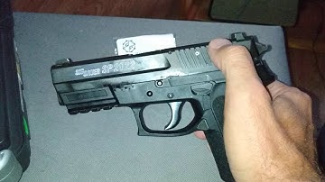 Sig sp 2022 9mm very underrated pistol + Galloway precision Hannibal trigger