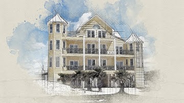 Architecture Sketch Photoshop Action
