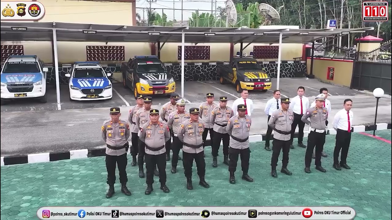 Apel siaga Kamtibmas Dalam Rangka Menjaga Situasi Kamtibmas Yang Kondusif di Wilayah OKU Timur