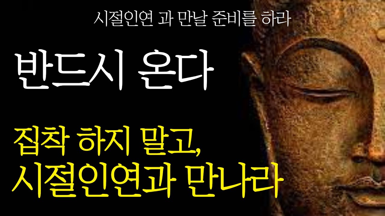 집착이 아니라 시절인연을 만날 준비를 하세요. | 법상스님 #법상스님 | 집착을 놓아라 | 미련을 버려라