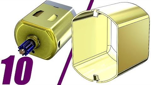 Project 11 |SolidWorks Tutorial| DC motor :10-motor housing pt.1