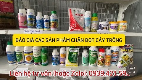 🌿HƯỚNG DẪN PHỐI CÁC GỐC THUỐC GIÚP CHẶN ĐỌT SẦU RIÊNG KHÔNG GÂY CHÁY LÁ🌿