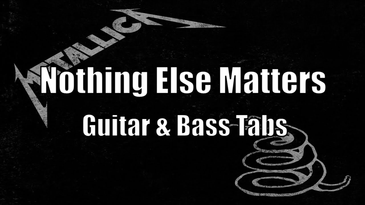 Nothing Else Matters - Guitar & Bass Riffs | Metallica - YouTube